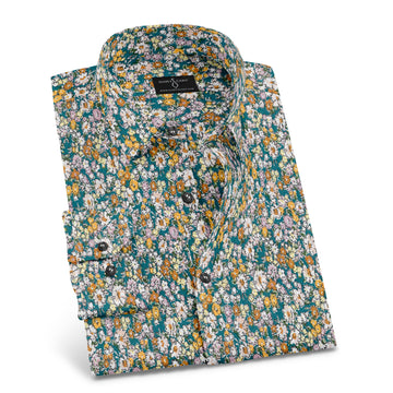 Multi Color Floral Print Shirt