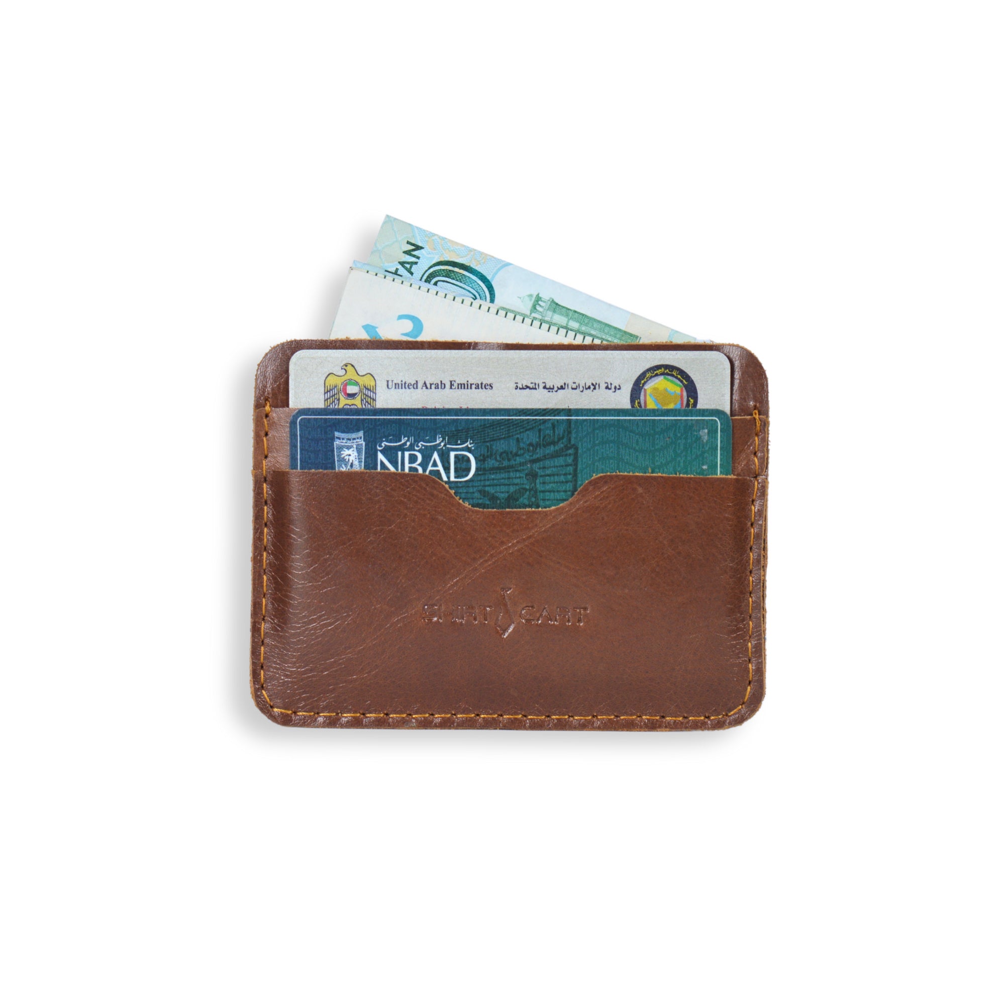 Smart Card Holder Brown